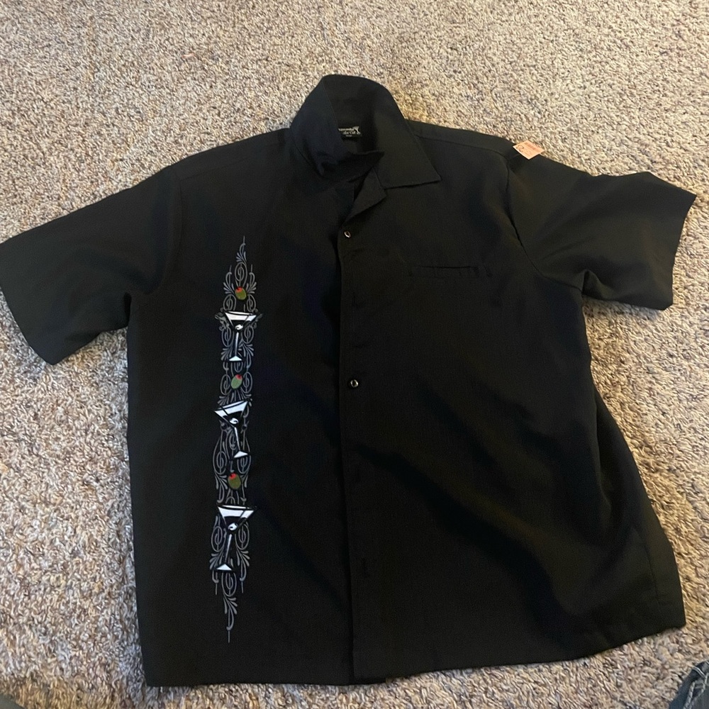 steady last call  black large shirt